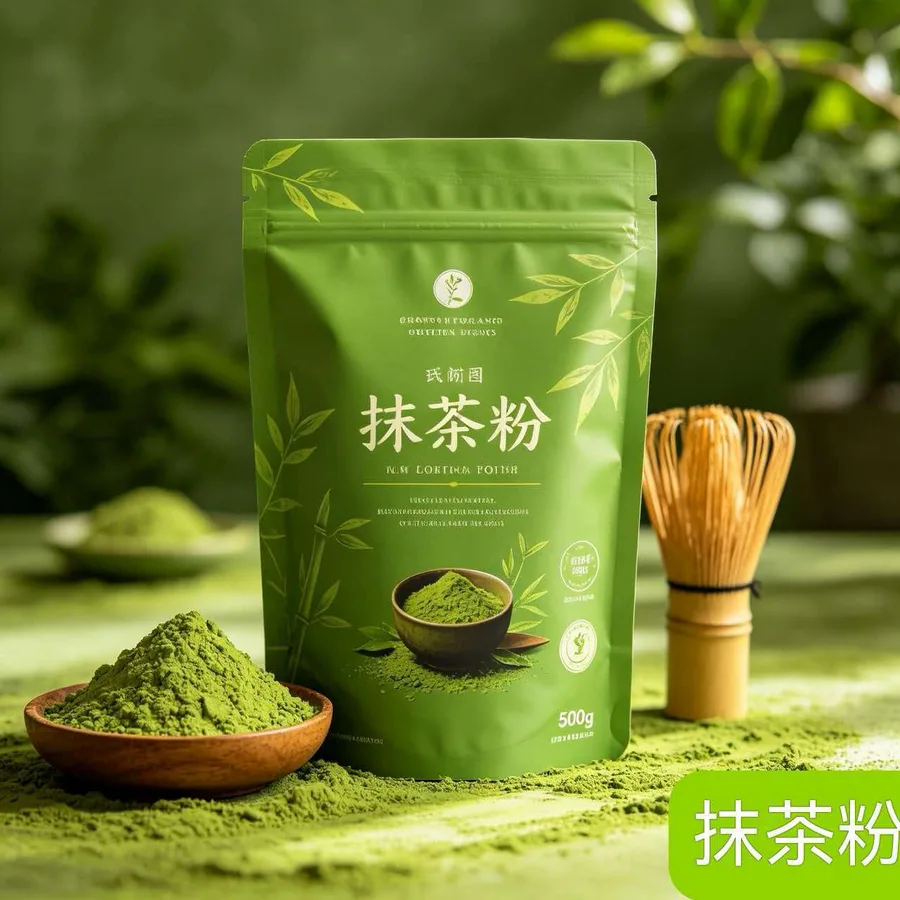 Bamboo-leaf green pouch · 500 g