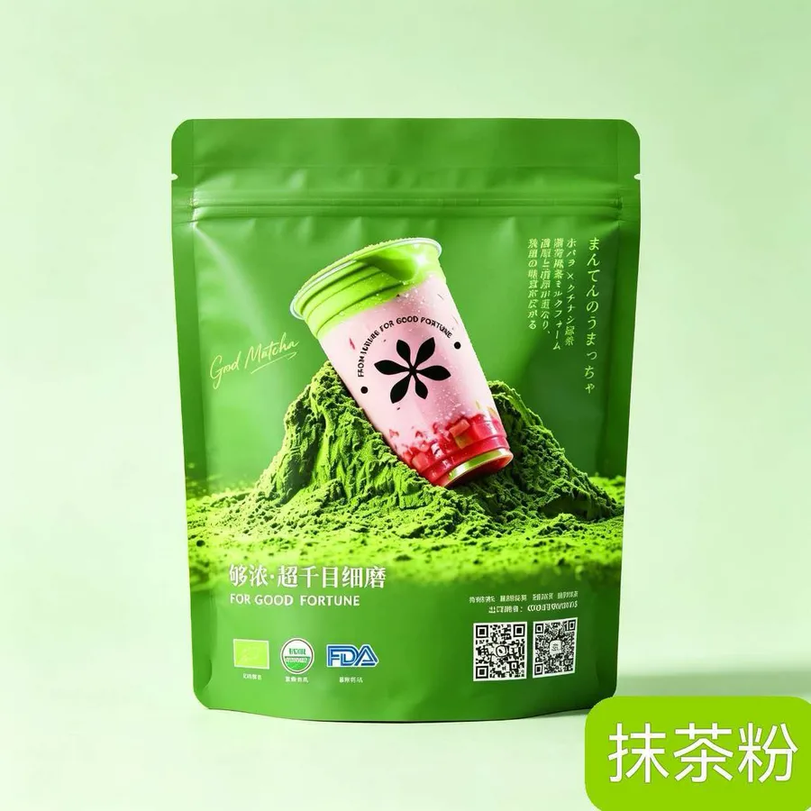 Pink-cup green pouch · Japanese edition