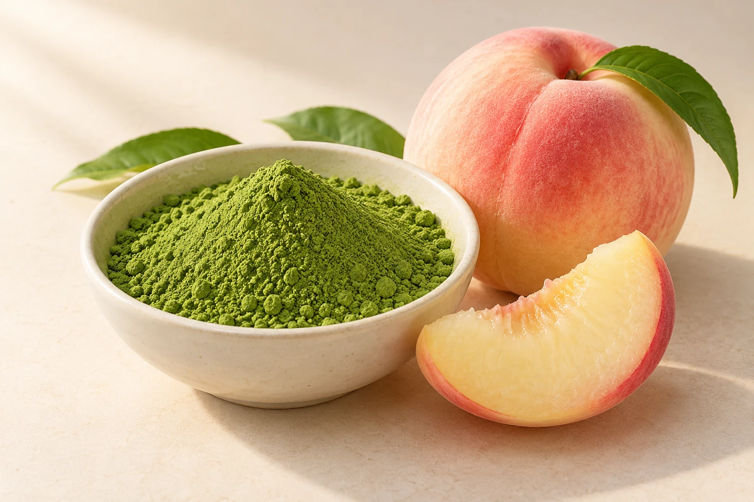 Peach Matcha Powder
