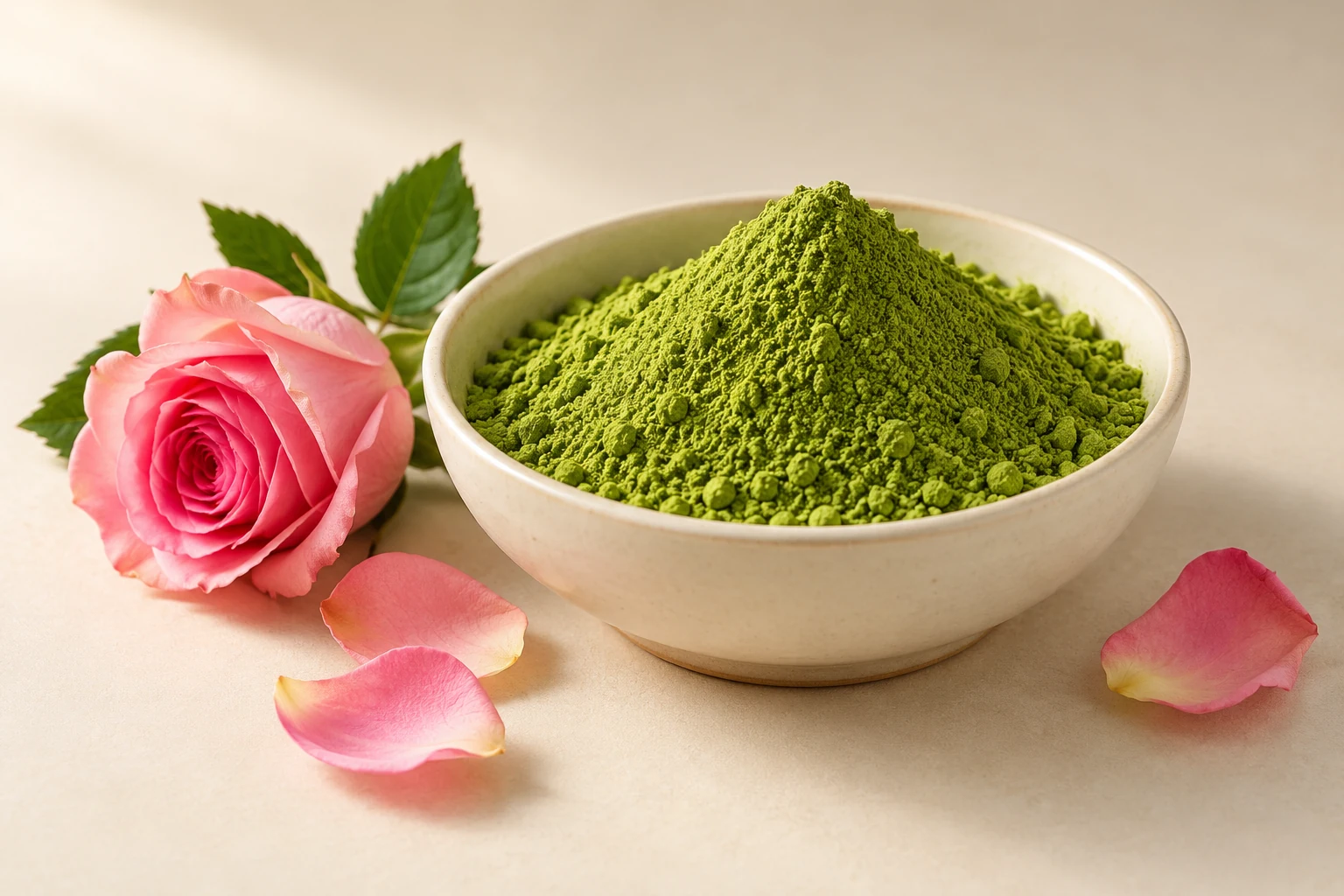 Rose Matcha Powder